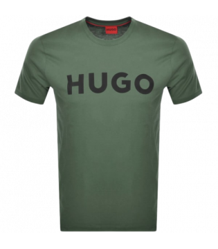 Dulivio Green Crew Neck Short Sleeve T Shirt