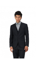 H-Huge 3-Piece Black Suit