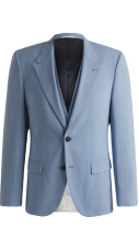 H-Huge 3-Piece Light Blue Suit