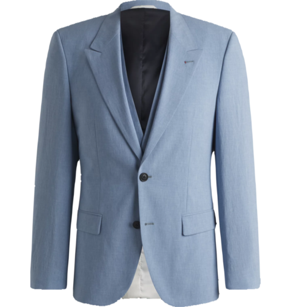 H-Huge 3-Piece Light Blue Suit