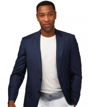 L Heston Navy Blazer