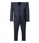 L-HARVERS 3Piece Dark Blue Suit