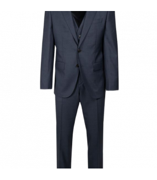 L-HARVERS 3Piece Dark Blue Suit