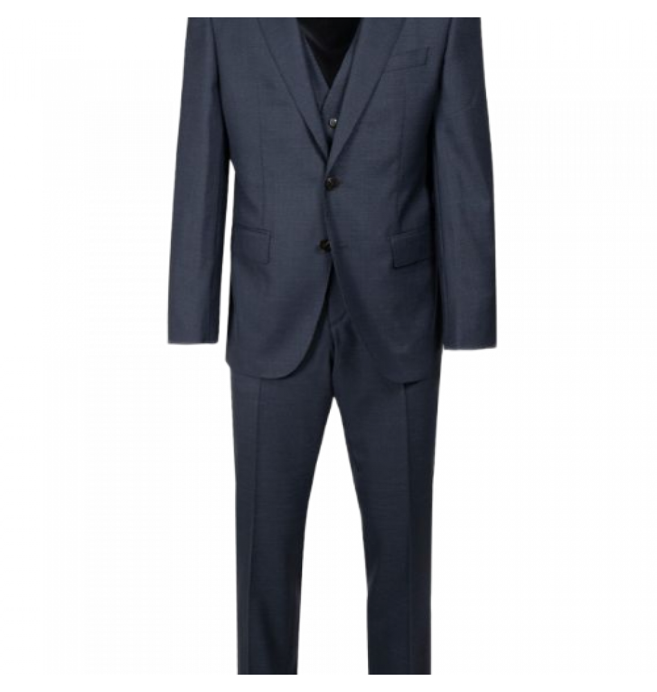 L-HARVERS 3Piece Dark Blue Suit