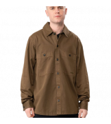 Locky 1 Mens Oversized-Fit Cotton Twill Overshirt