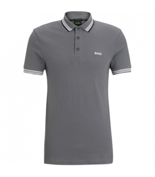 Boss - Paddy Charcoal Polo Shirt