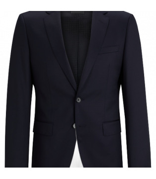 H-Huge 2-Piece Slim-Fit Jacket in Virgin Wool and Linen