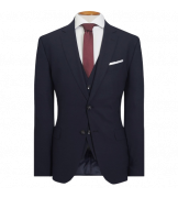 Suit H-Huge-3Pcs-232 Slim Fit - Black