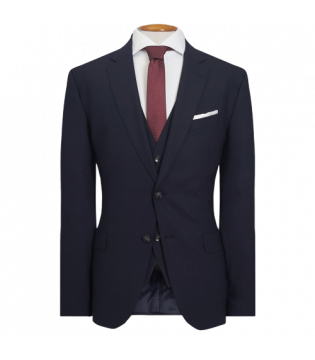 Suit H-Huge-3Pcs-232 Slim Fit - Black