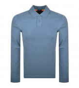 Boss - Passerby Long Sleeve Polo Blue