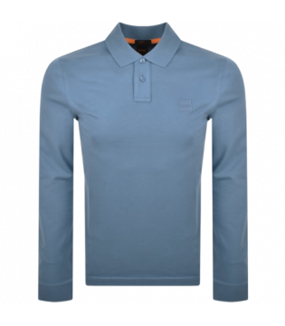 Boss - Passerby Long Sleeve Polo Blue