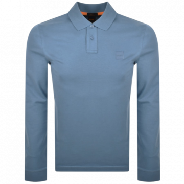 Boss - Passerby Long Sleeve Polo Blue